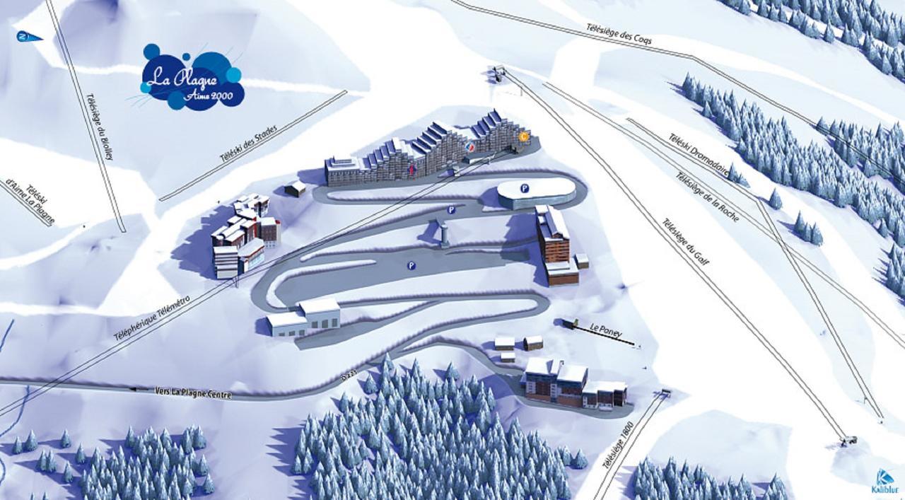 Plagne Aime 2000 Ski Apartments La Plagne Exteriör bild